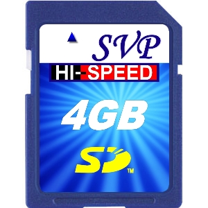 SVP 4 Gigabite SD Memory Chip